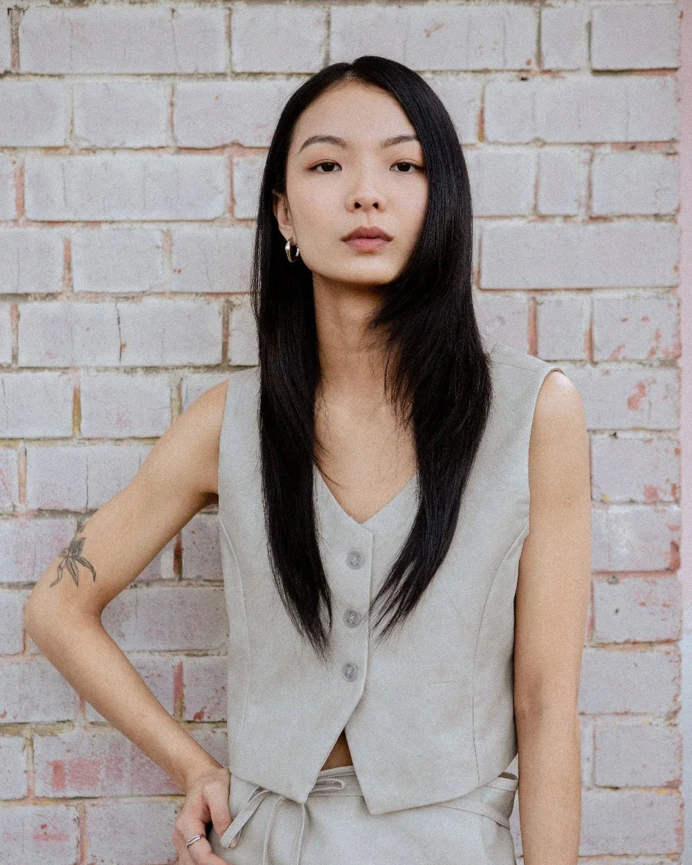 SAERO COLLECTIVE | Hae Structured Vest | Sand