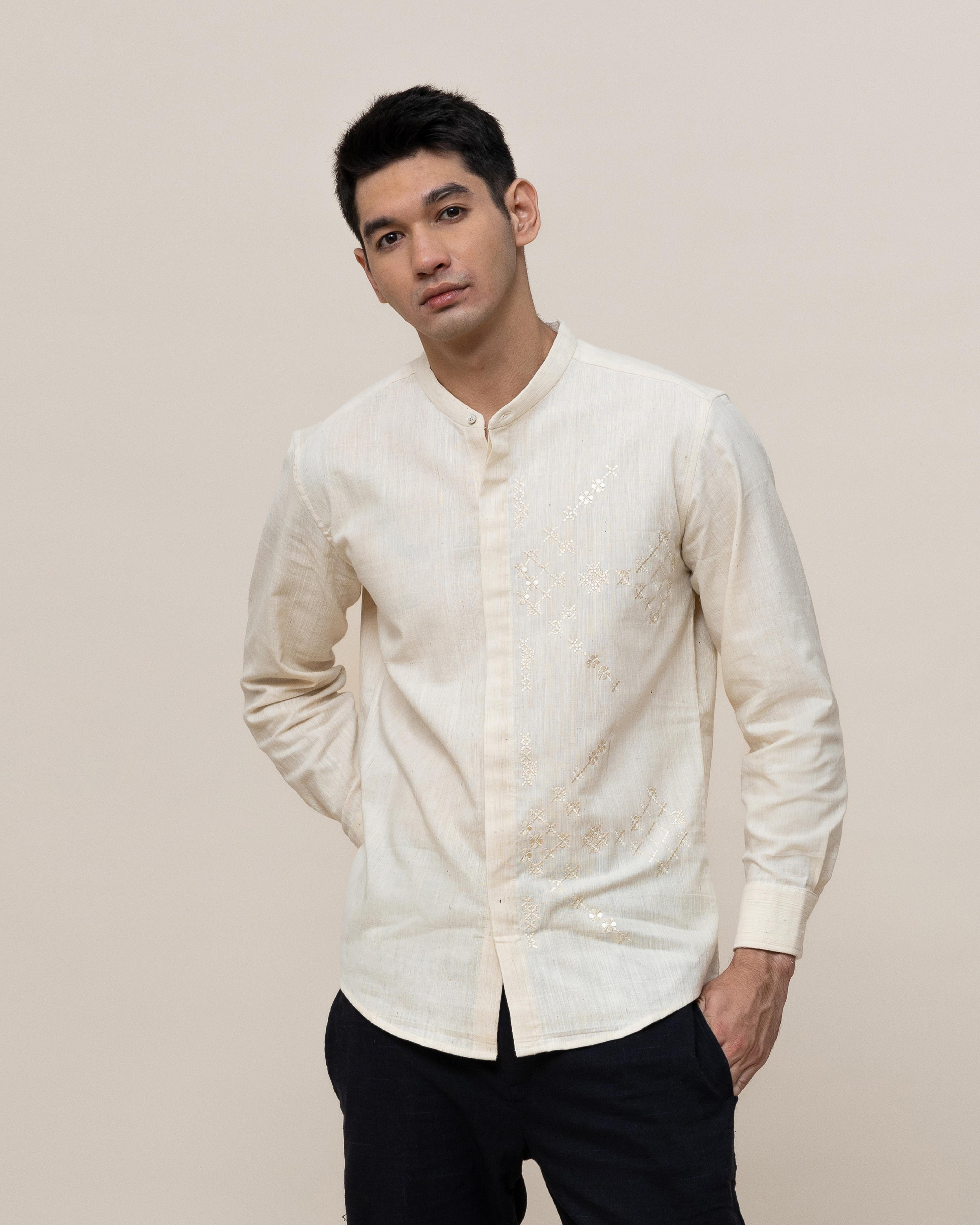 SUKKHA CITTA | KAPAS - Embroidered Fitted Shirt