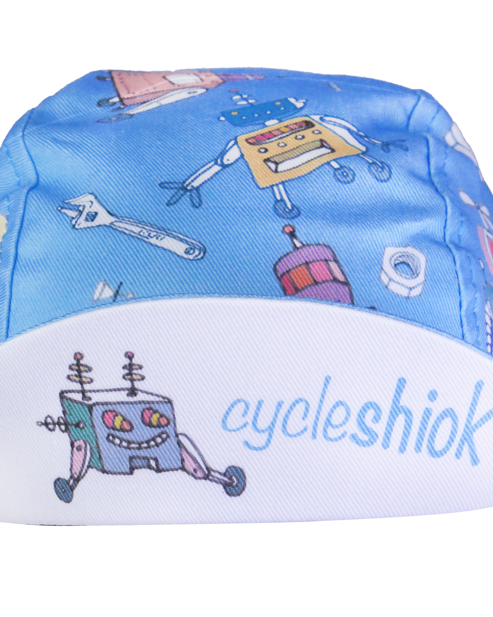 A DESIGN BY TAKACHYA | Faizal Caricatures x TKC Blue Robot Cycling Cap