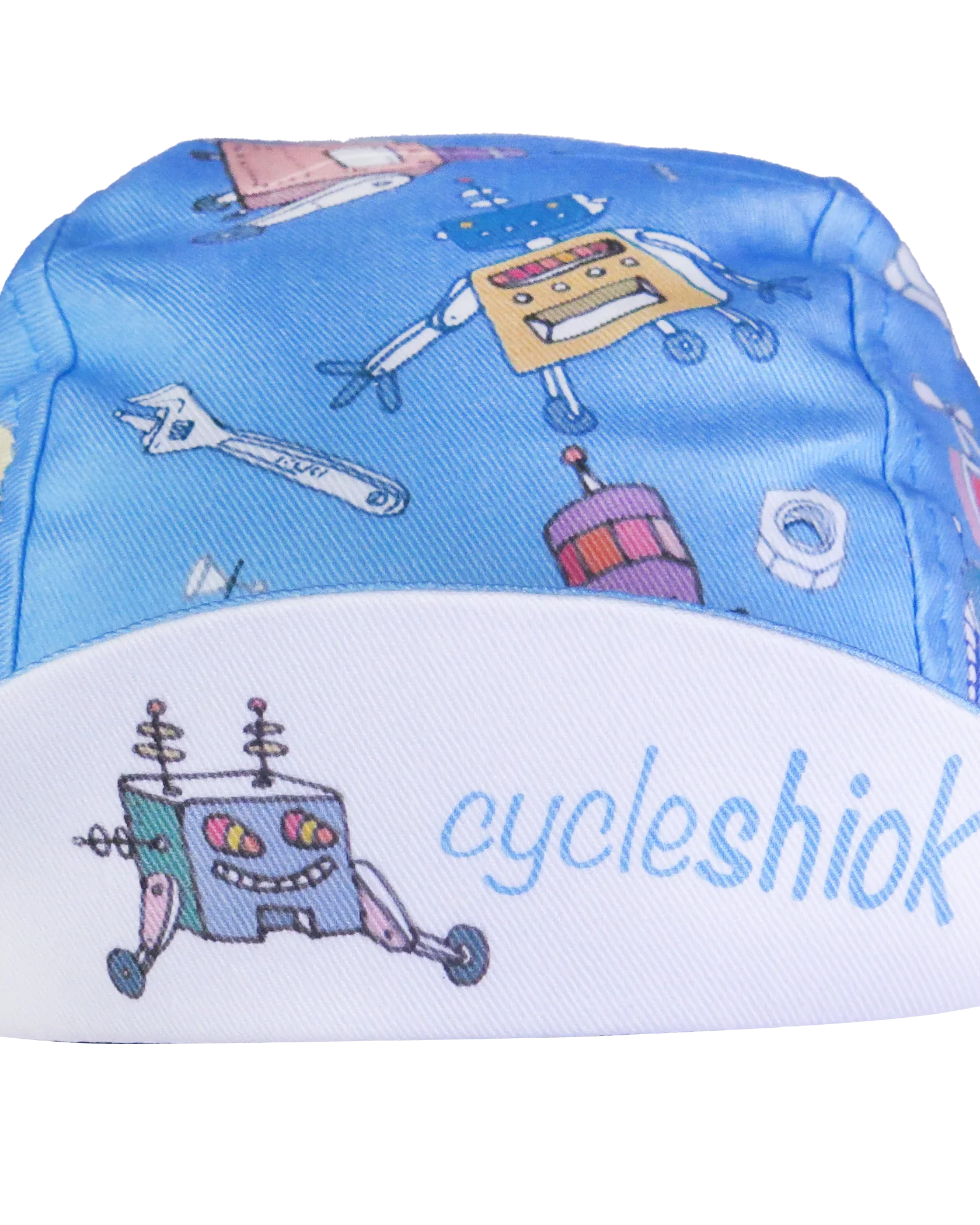 A DESIGN BY TAKACHYA | Faizal Caricatures x TKC Blue Robot Cycling Cap