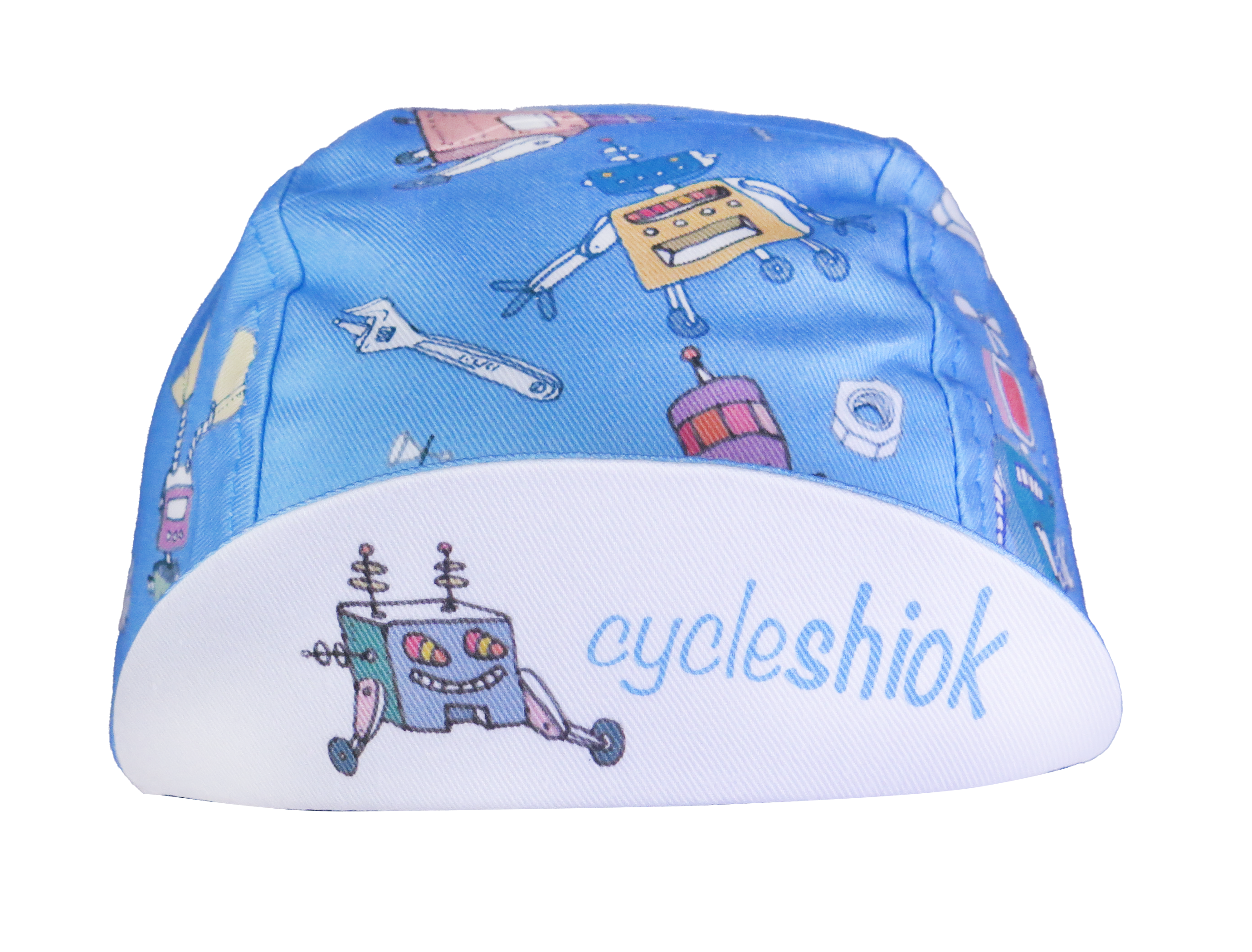 A DESIGN BY TAKACHYA | Faizal Caricatures x TKC Blue Robot Cycling Cap