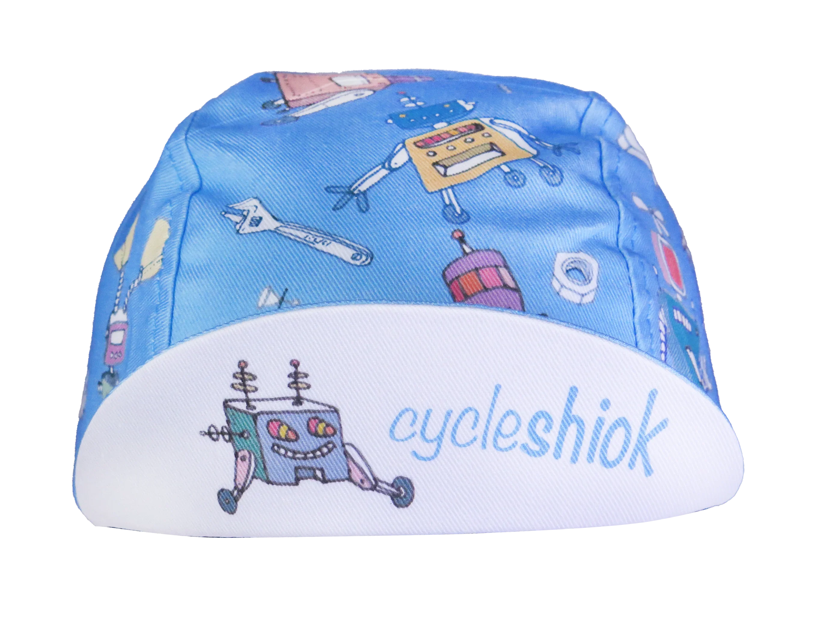 A DESIGN BY TAKACHYA | Faizal Caricatures x TKC Blue Robot Cycling Cap