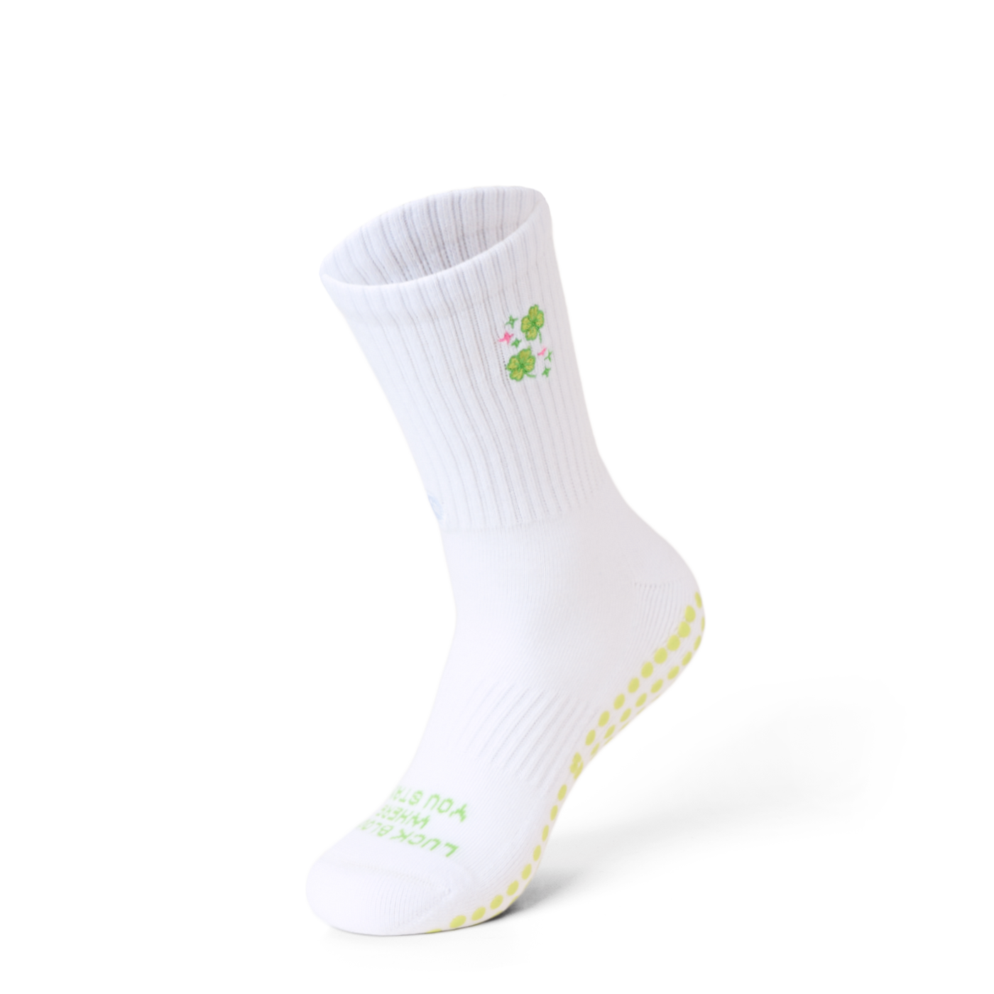 TALKING TOES | Clover Glow Grip Sock