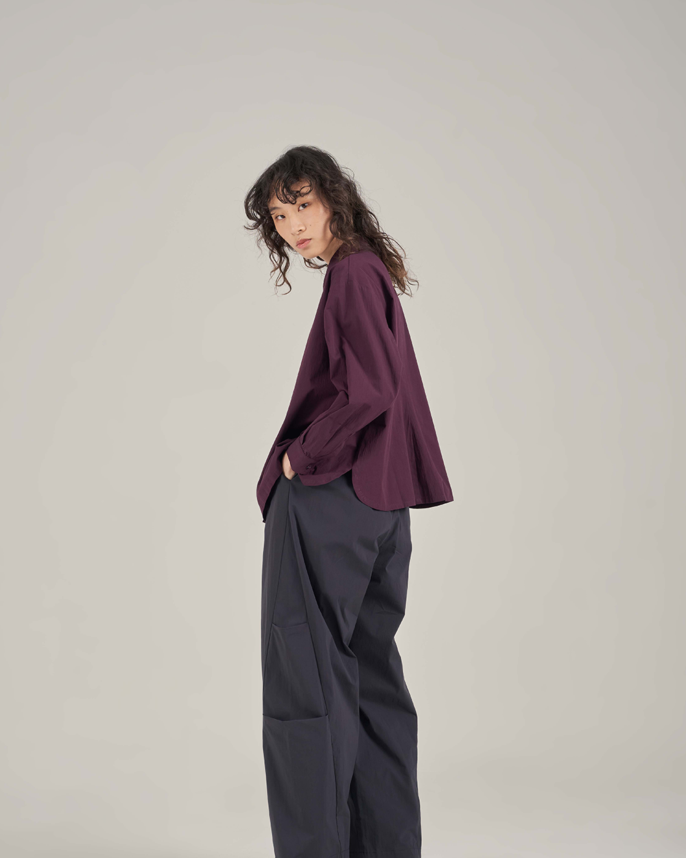 SABRINAGOH | Ira Wrap Shirt