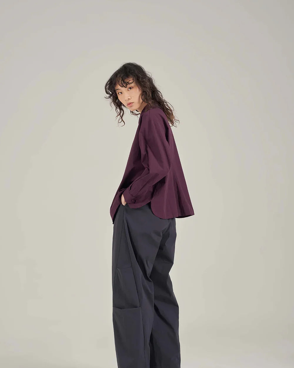 SABRINAGOH | Ira Wrap Shirt