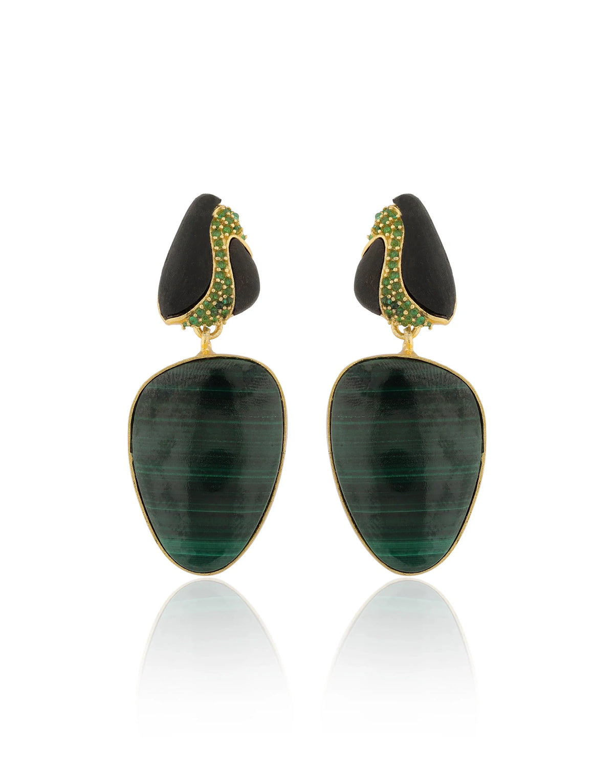 BOHEME BY VERO | Amazonia Earrings | Malachite