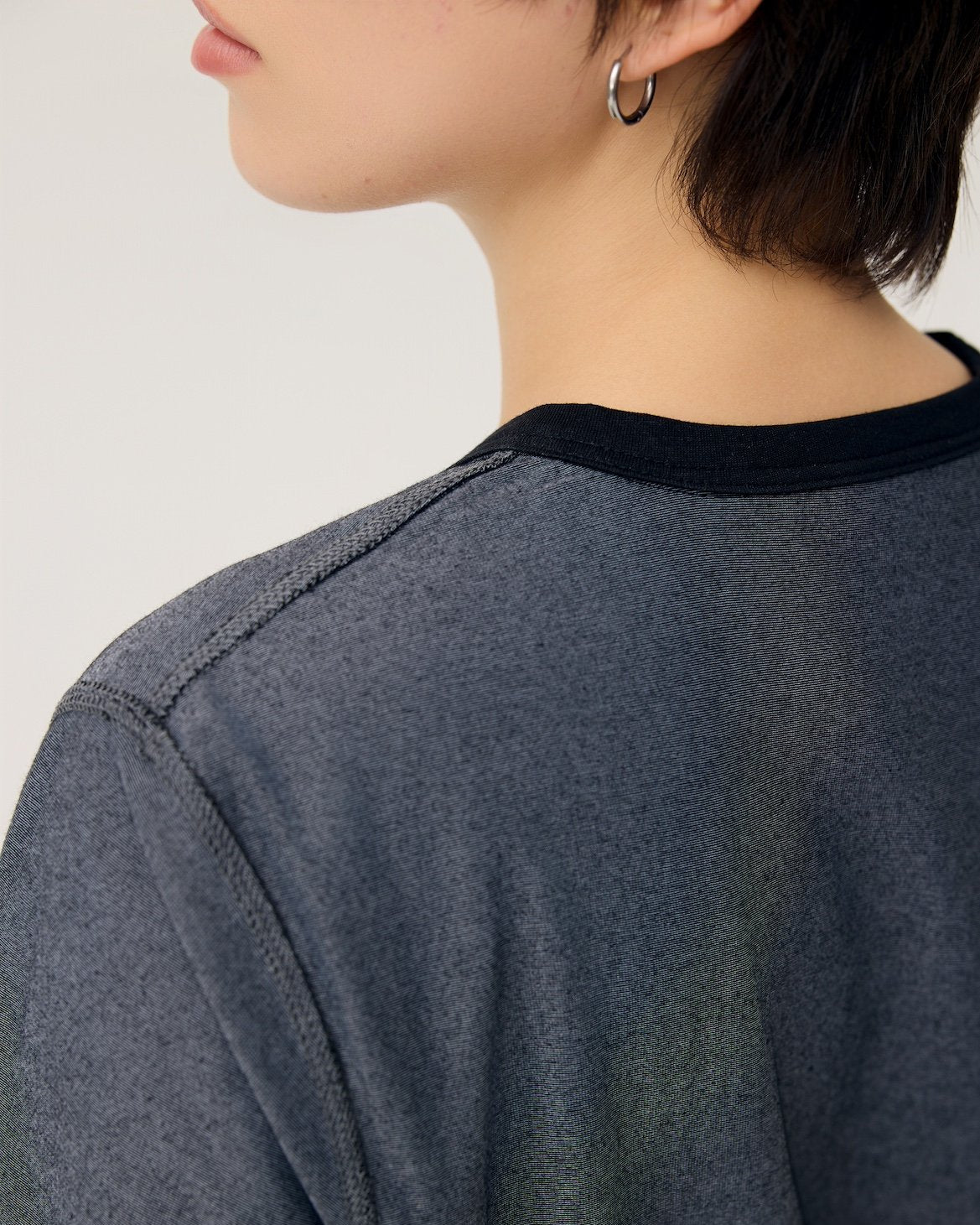 3EIGHTH | Everyday Reversible Tee in Black & Steel Grey