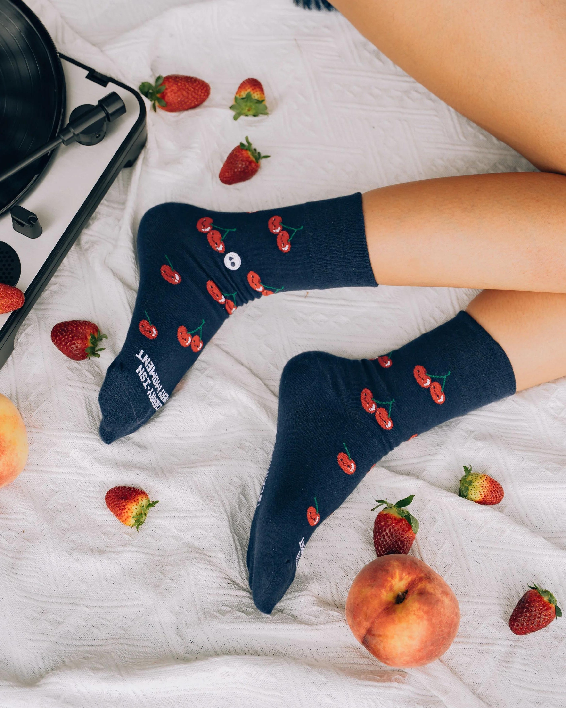 TALKING TOES | Cherry Cherry Sock