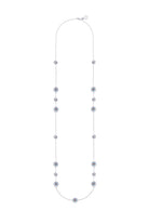 RARE BIRD COLLECTION | Reversible Italian Medallion Long Necklace - Blue