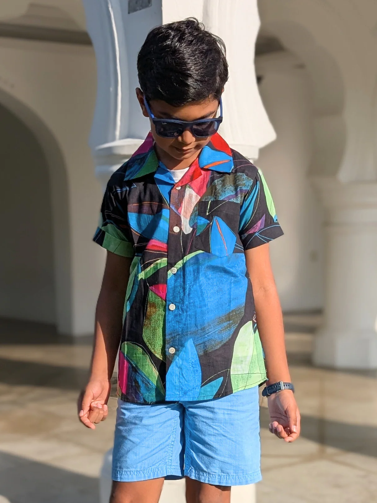 NIMBU | Kyra Kids Unisex Cotton Shirt In Black Amazon