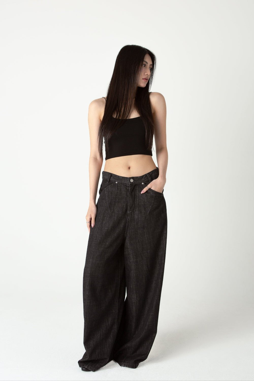 SAERO COLLECTIVE | Tencel Top | Black