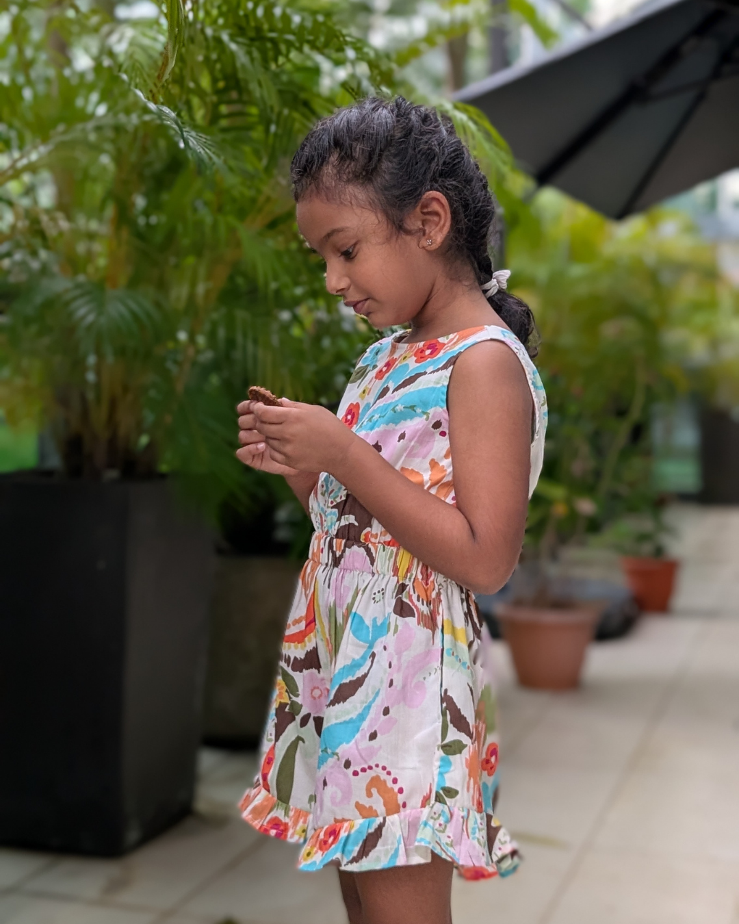 NIMBU | Moana White Unicorn Girls Playsuit in Cotton