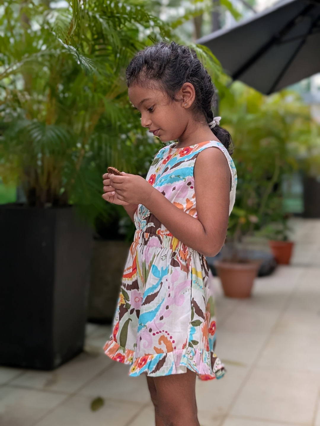 NIMBU | Moana White Unicorn Girls Playsuit in Cotton