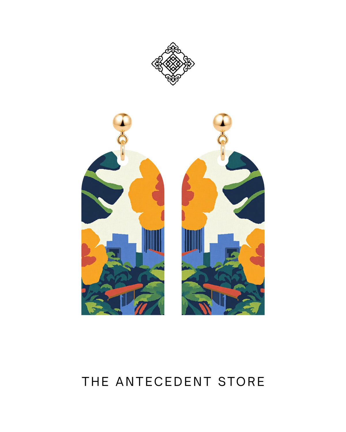 THE ANTECEDENT STORE | Singapore Skyline Earrings | Island Colours Series No. 03
