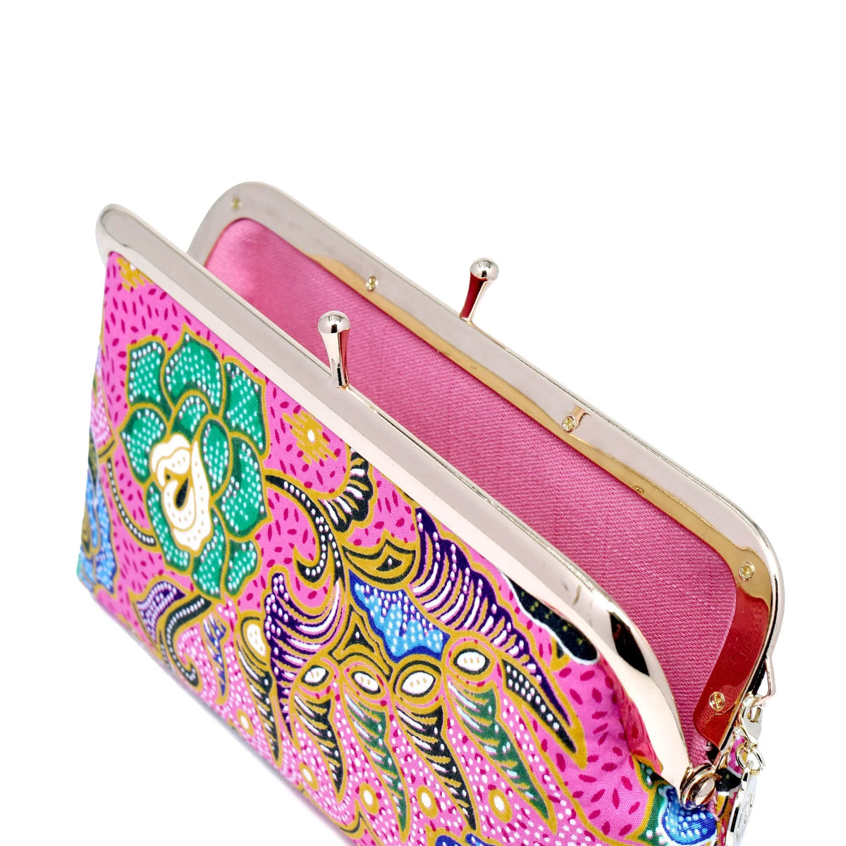COCOONESE | Wristlet Pouch - Floral Kaleidoscope (PK)