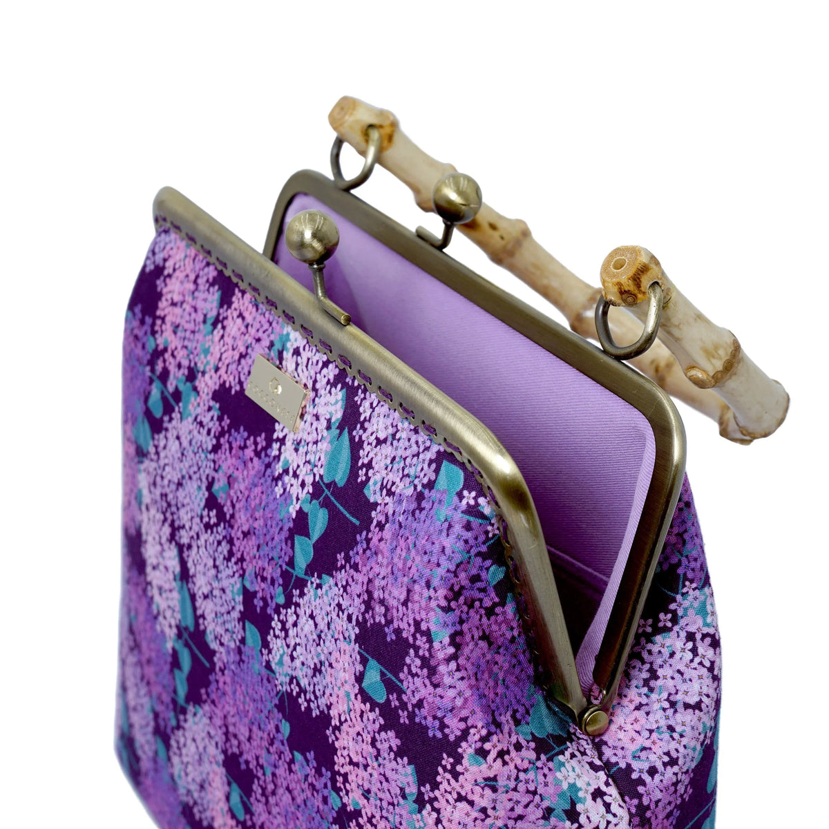 COCOONESE | Bamboo Top Handle Bag - Lavender
