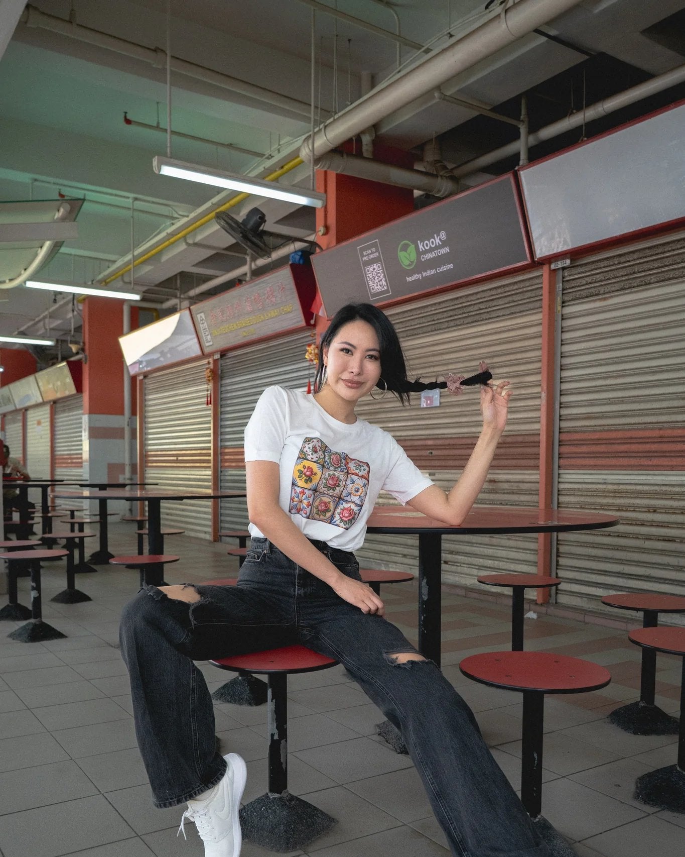 PHOTO PHACTORY | Little Red Dot T-Shirt | Peranakan Tiles Tee