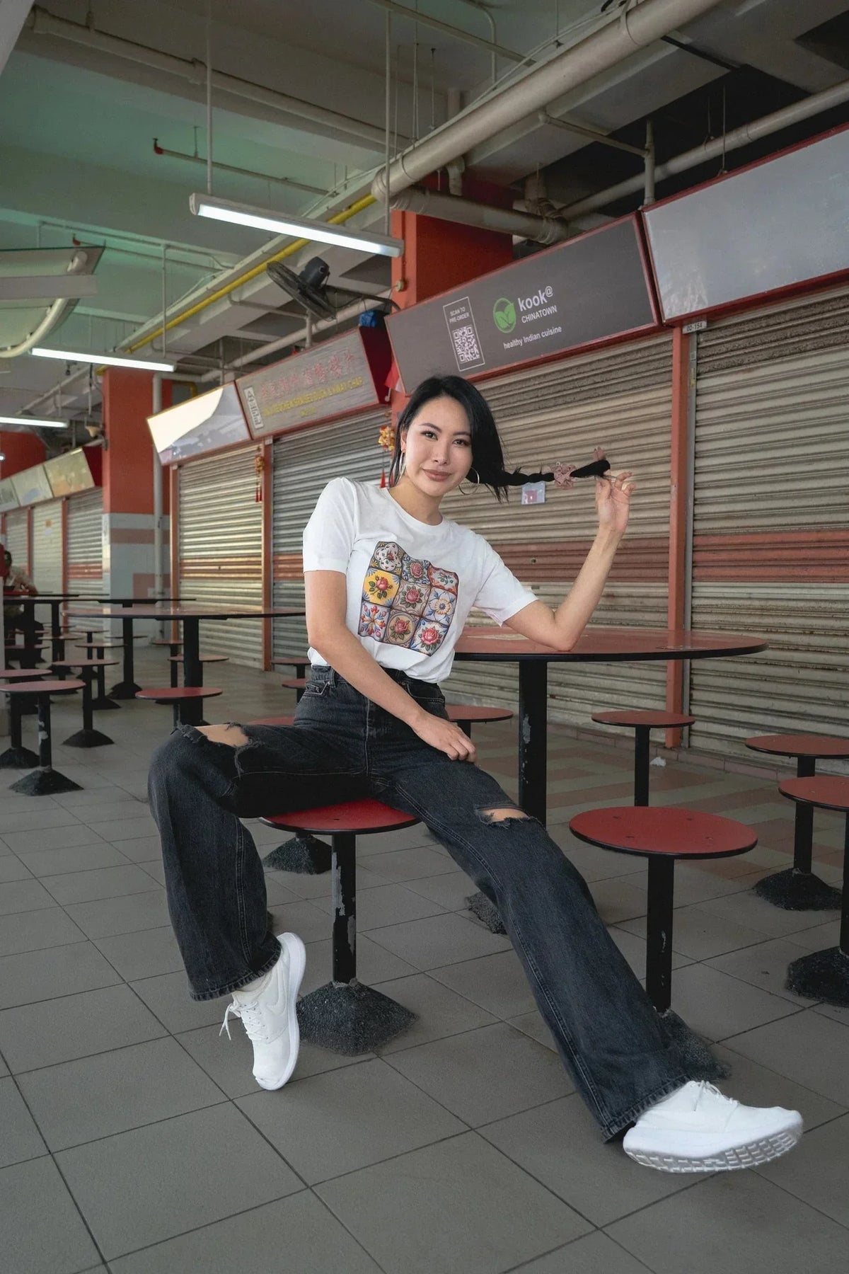 PHOTO PHACTORY | Little Red Dot T-Shirt | Peranakan Tiles Tee