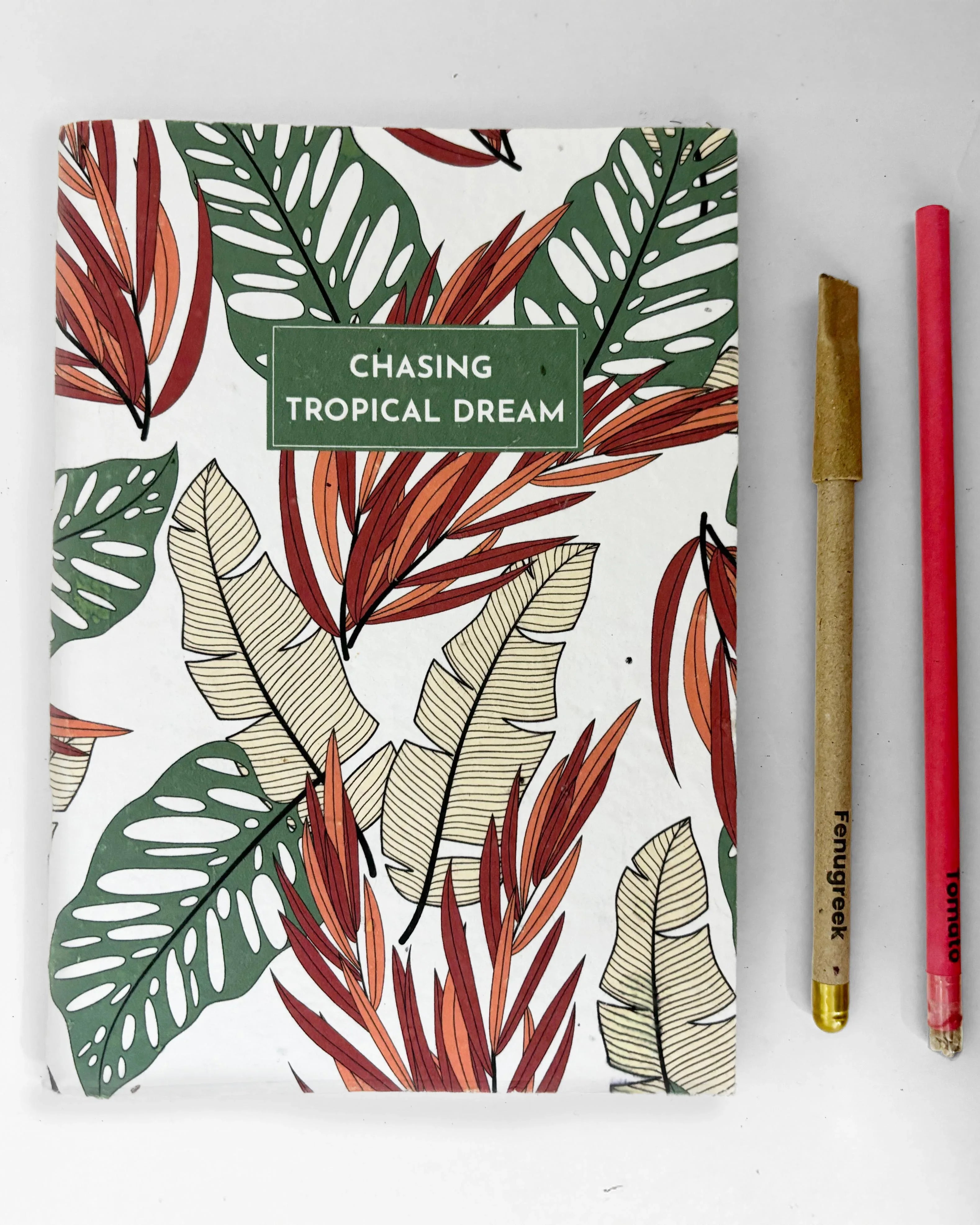 PURPLE AND PURE | Plantable Notebook Gift Set - Tropical Blur