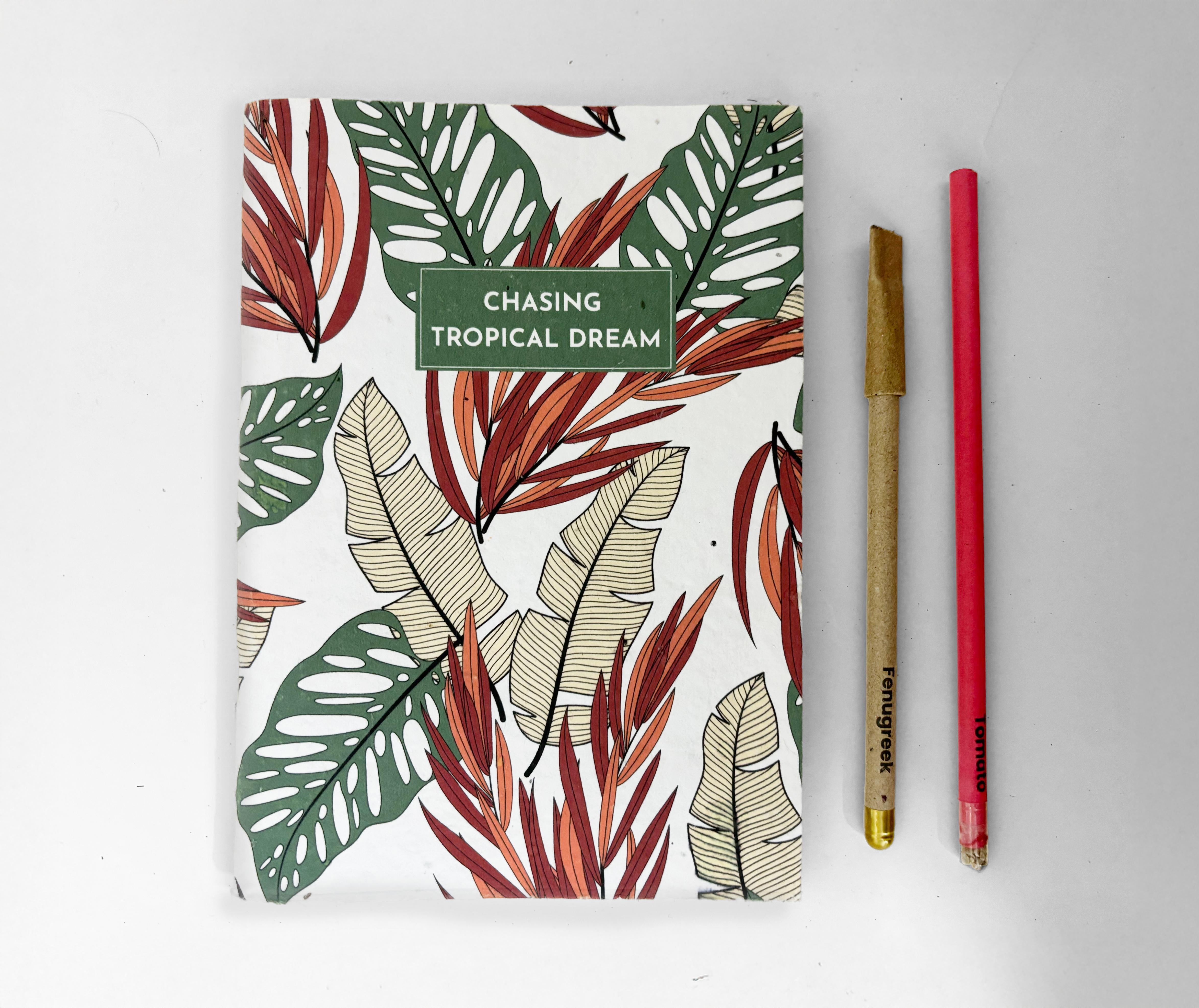 PURPLE AND PURE | Plantable Notebook Gift Set - Tropical Blur