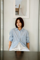 LAYERPLAN | Mira Embroidered Striped Cotton Three-Piece Set