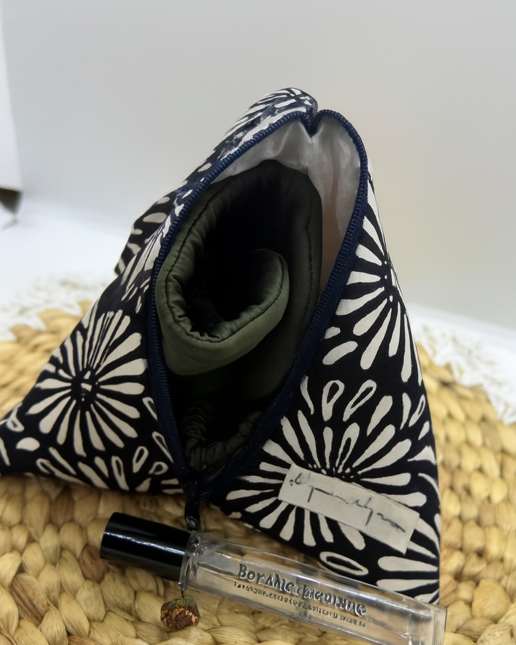 NYANA NYANA | Tencel Silk Sleep Kit: Eye Mask, Pillow Case, and Probiotics Room & Linen Spray | NyanaNyana Eco and Sukhatara