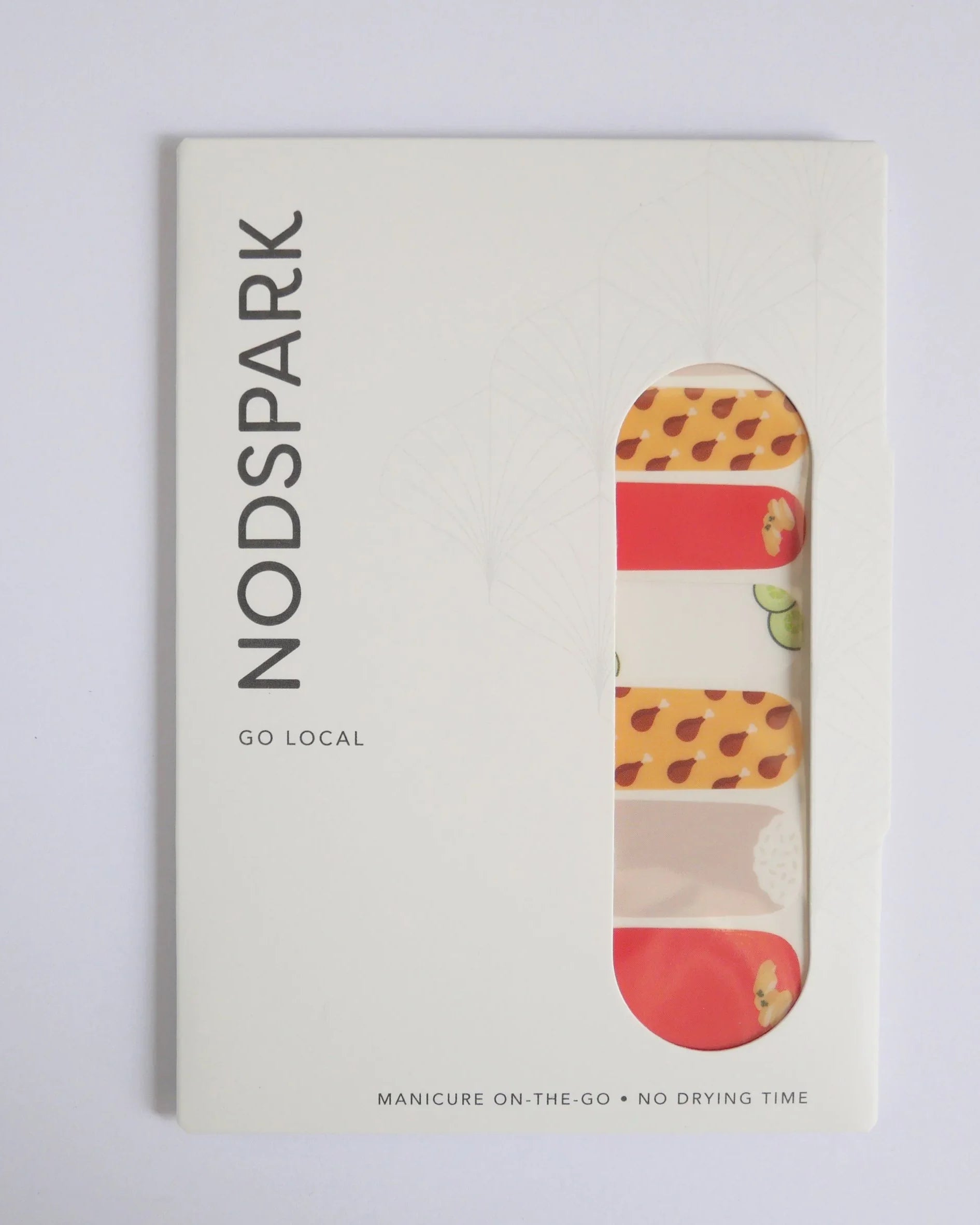 NODSPARK | Chicken Rice Paradise Nail Wrap Manicure