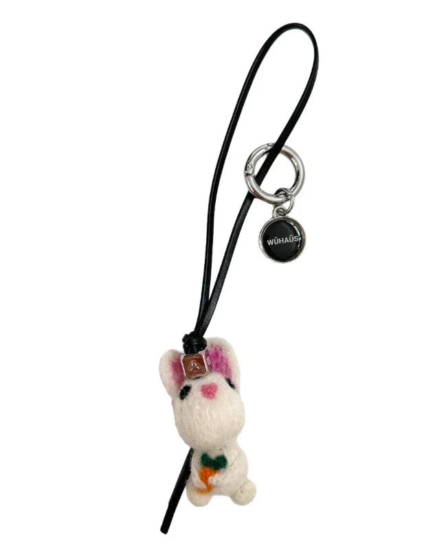 WU HAUS | Bag Charm | Wool Bunny