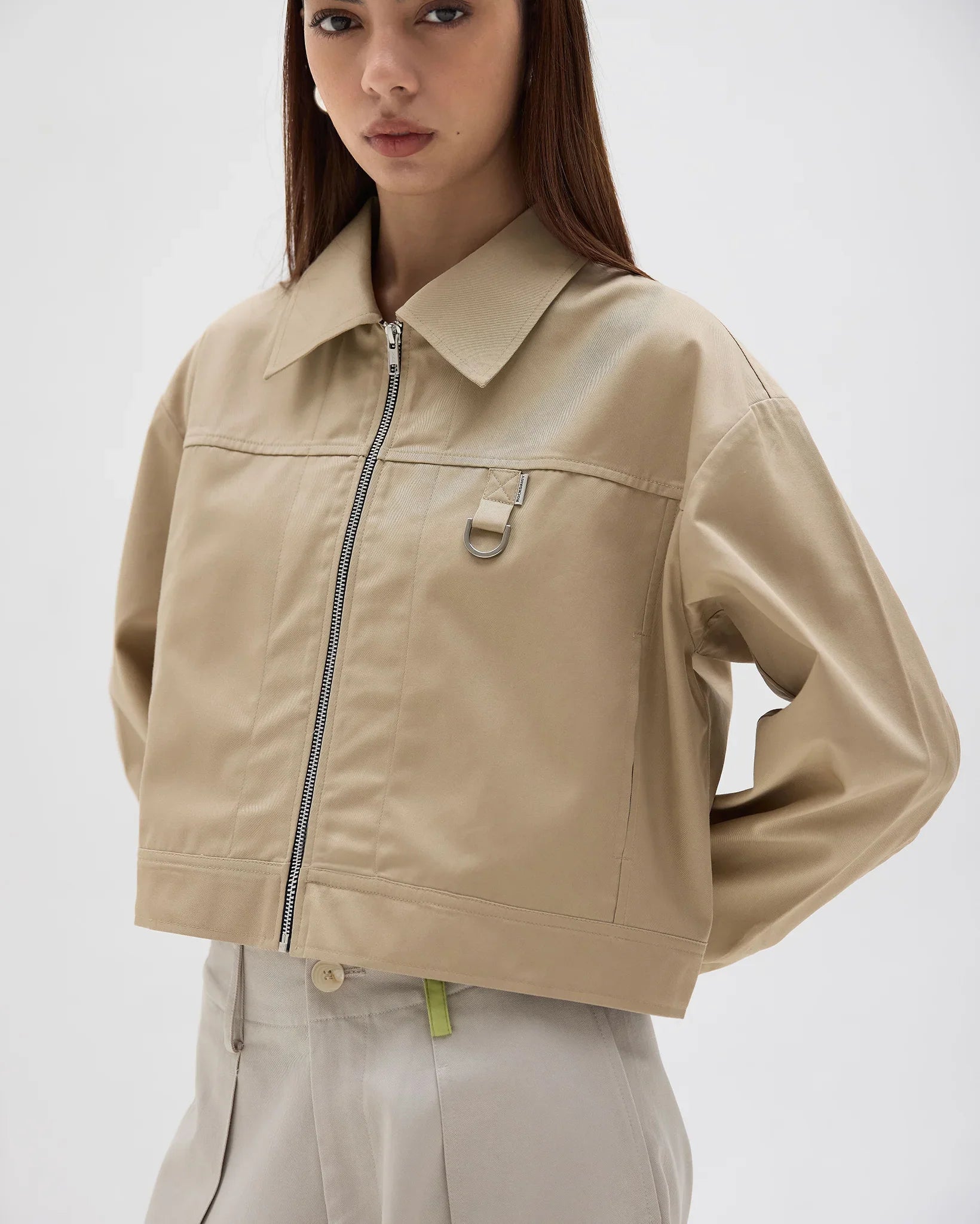 ROCK DAISY | Franchie Japanese Cropped Cotton Jacket Grey