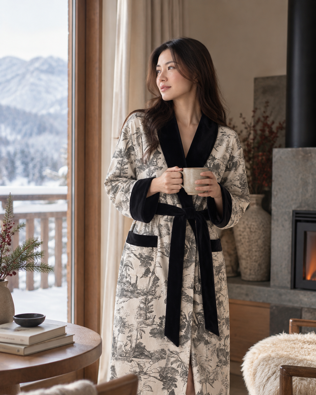 BELLS & BIRDS | Jardin Plush Robe