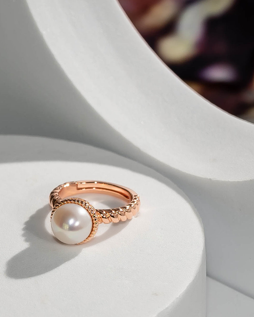 PEARLY LUSTRE | Asian Civilisations Museum Freshwater Pearl Ring WR00097 | ACM Collection