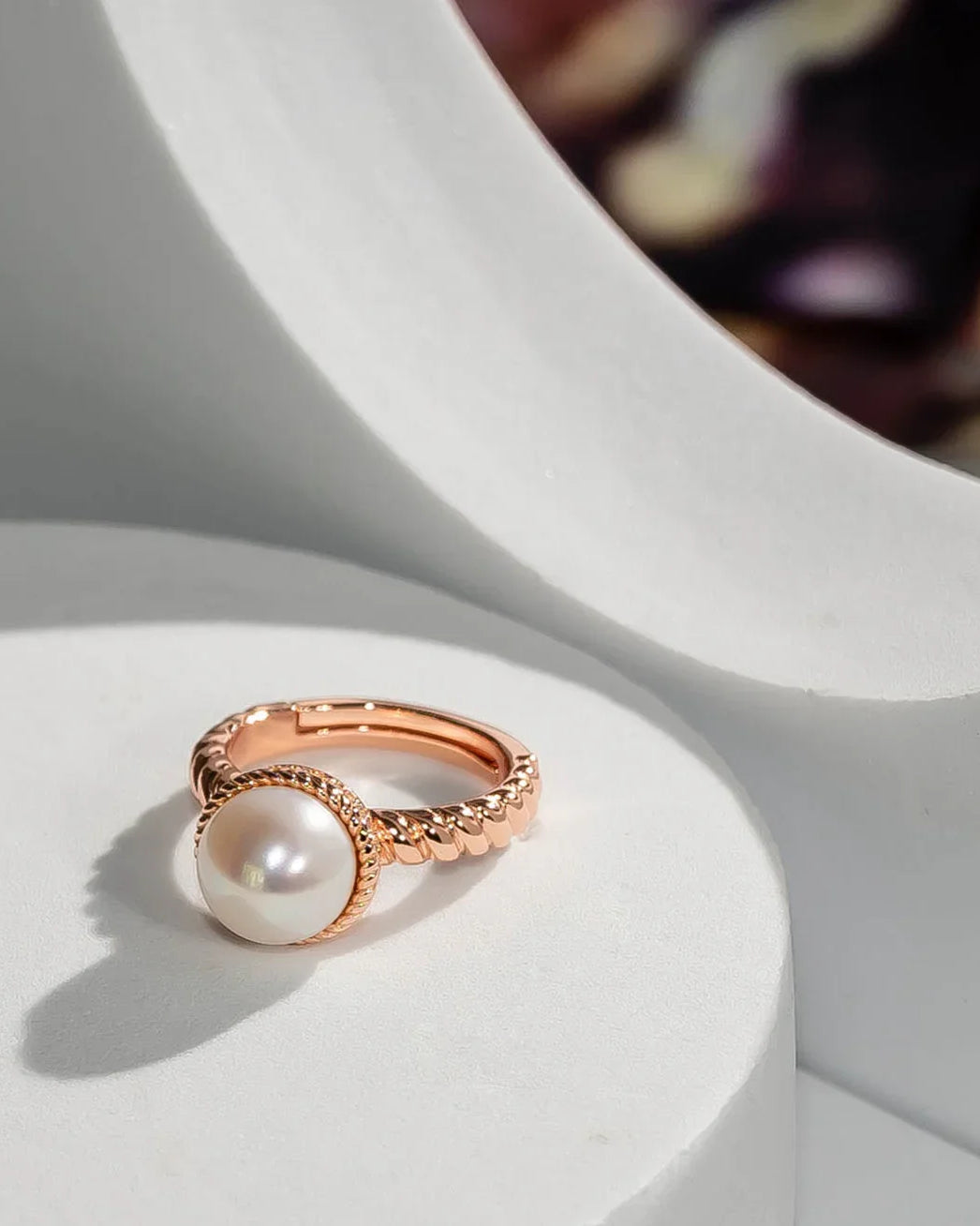 PEARLY LUSTRE | Asian Civilisations Museum Freshwater Pearl Ring WR00097 | ACM Collection
