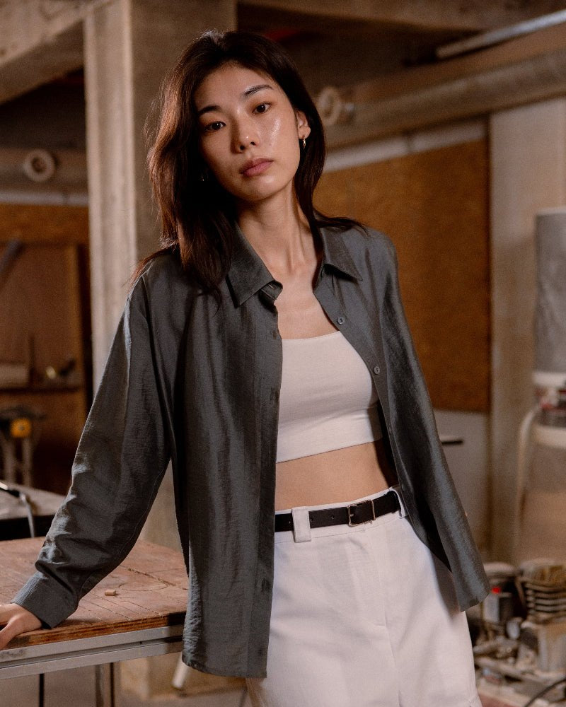 SAERO COLLECTIVE | Oreum Shirt V. 2 | Moss Grey