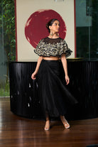 DIVAS CLOSET | Black Embroidered Set