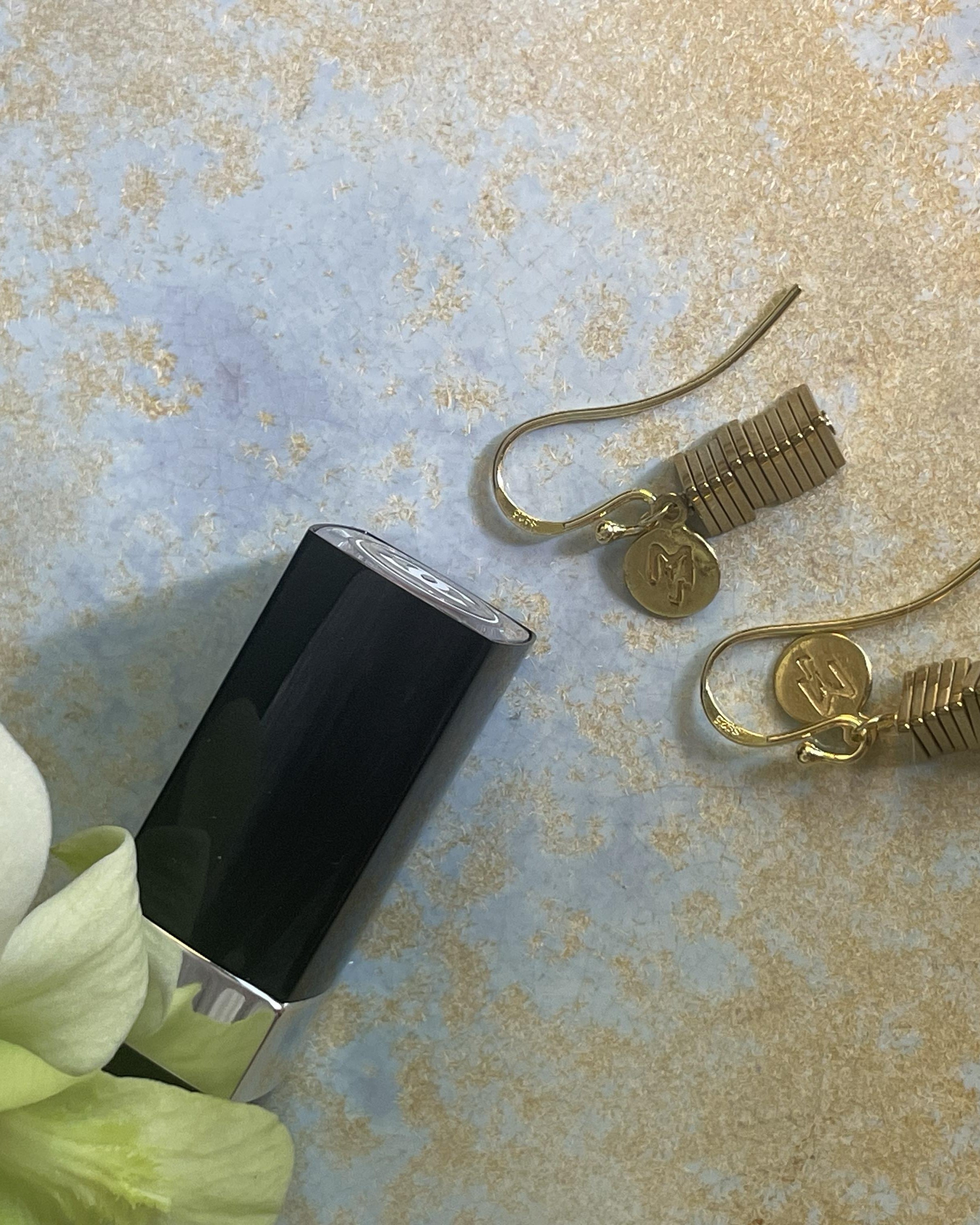 MARILYN TAN JEWELLERY | Electric Kinetic Hematite Hook Earrings