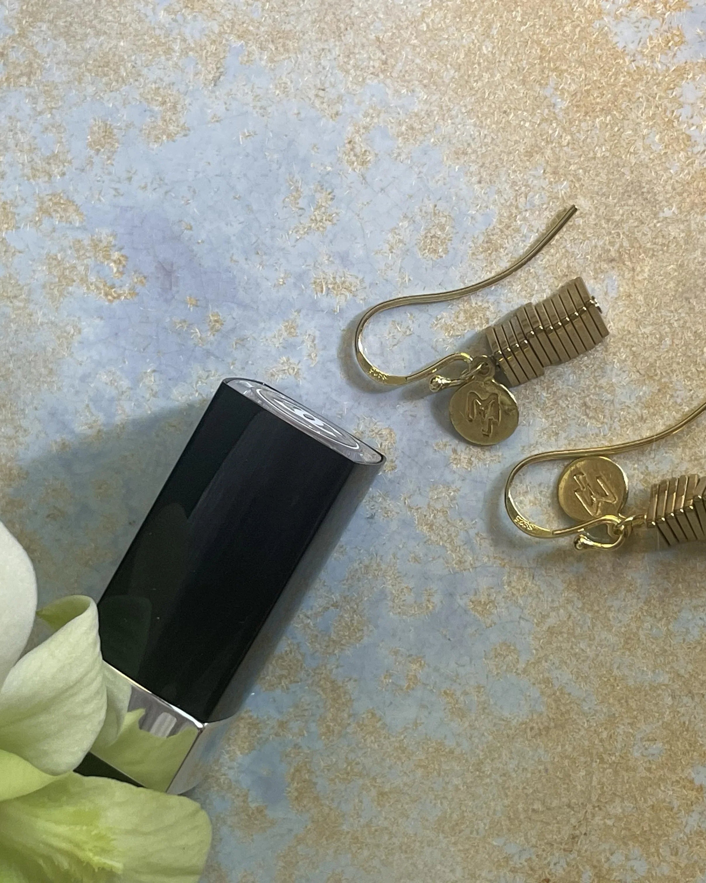 MARILYN TAN JEWELLERY | Electric Kinetic Hematite Hook Earrings