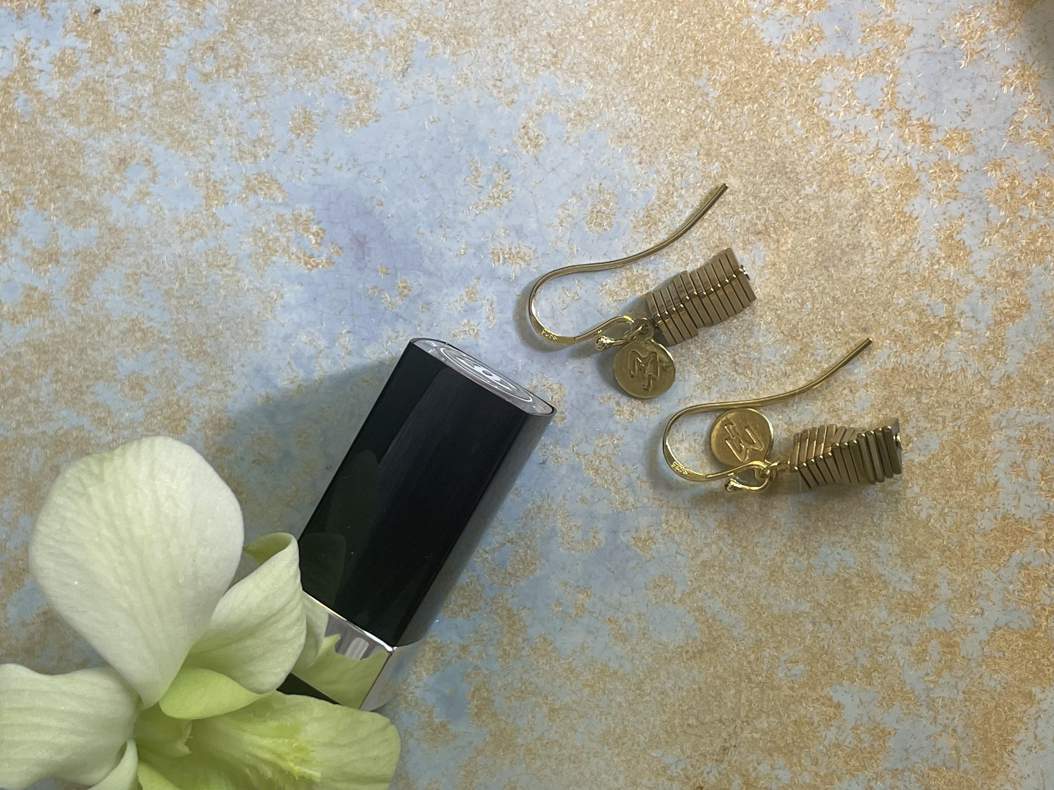 MARILYN TAN JEWELLERY | Electric Kinetic Hematite Hook Earrings