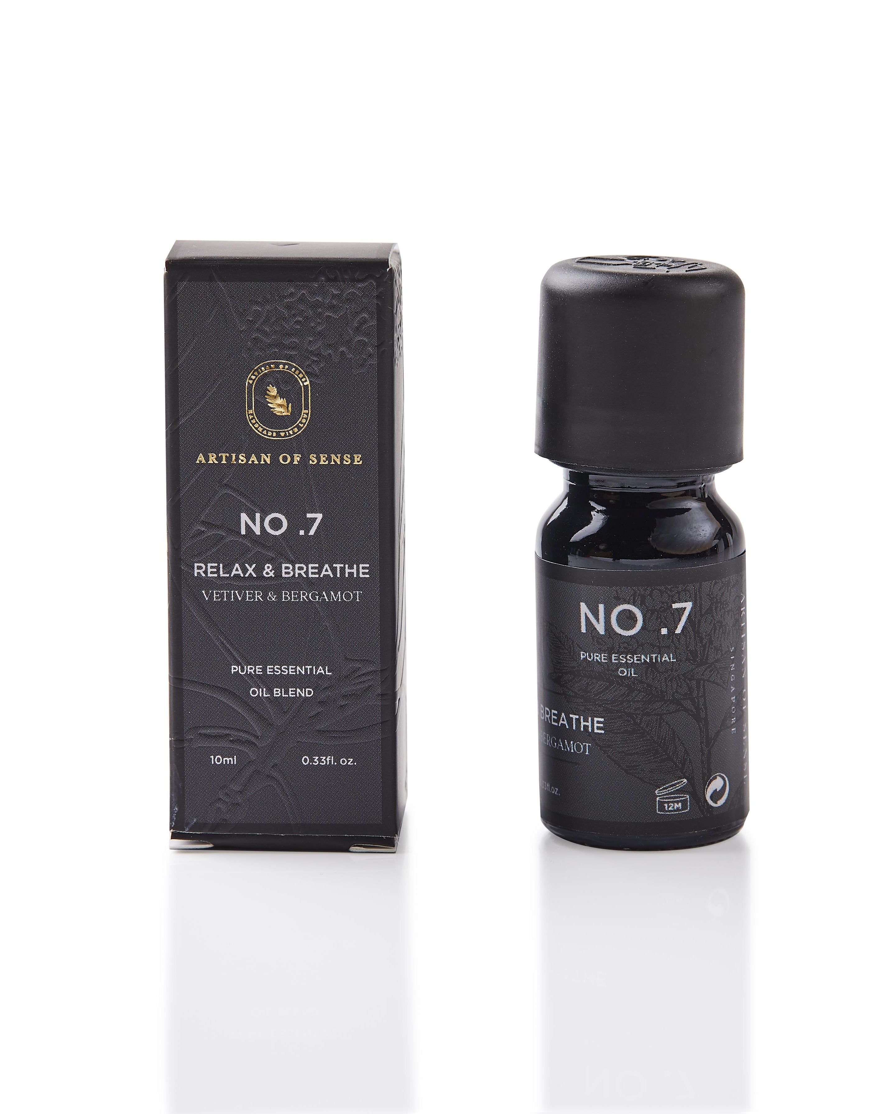 ARTISAN OF SENSE | No.7 Relax & Breathe Essential Oil Blend | Vetiver Lemon & Tea Tree