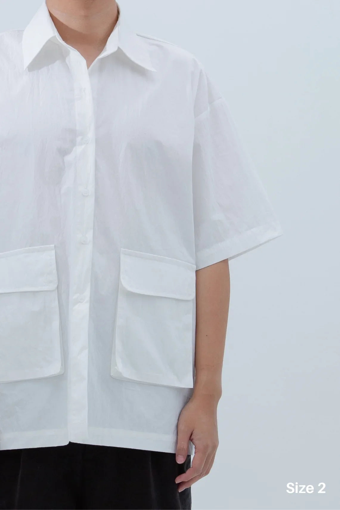 SAERO COLLECTIVE | Boho Overfit Shirt | White