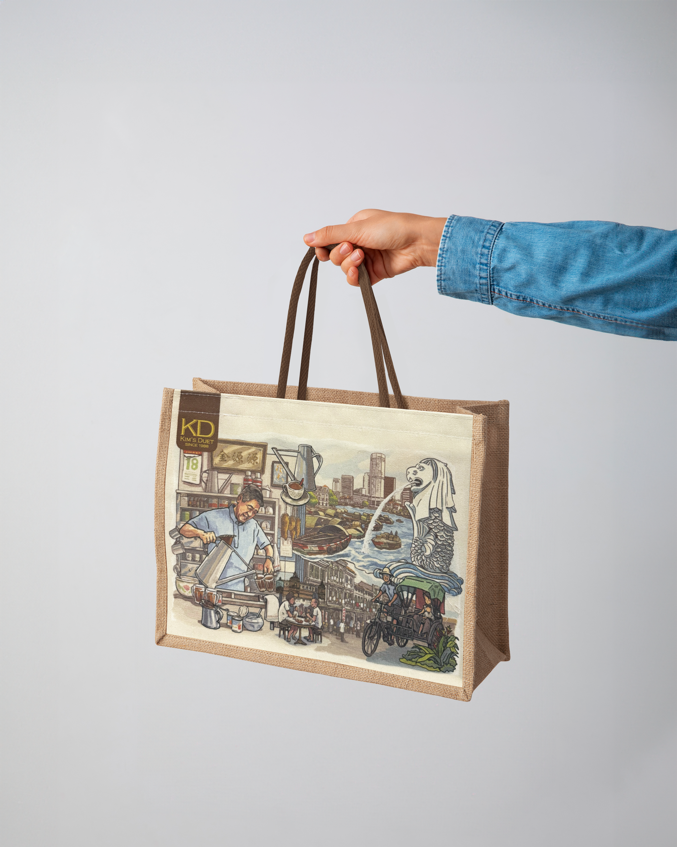 KIM'S DUET | Heritage Jute Bag