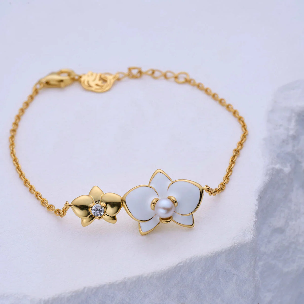 PEARLY LUSTRE | Top Grade Freshwater Pearl Bracelet WB00267 | ORCHID