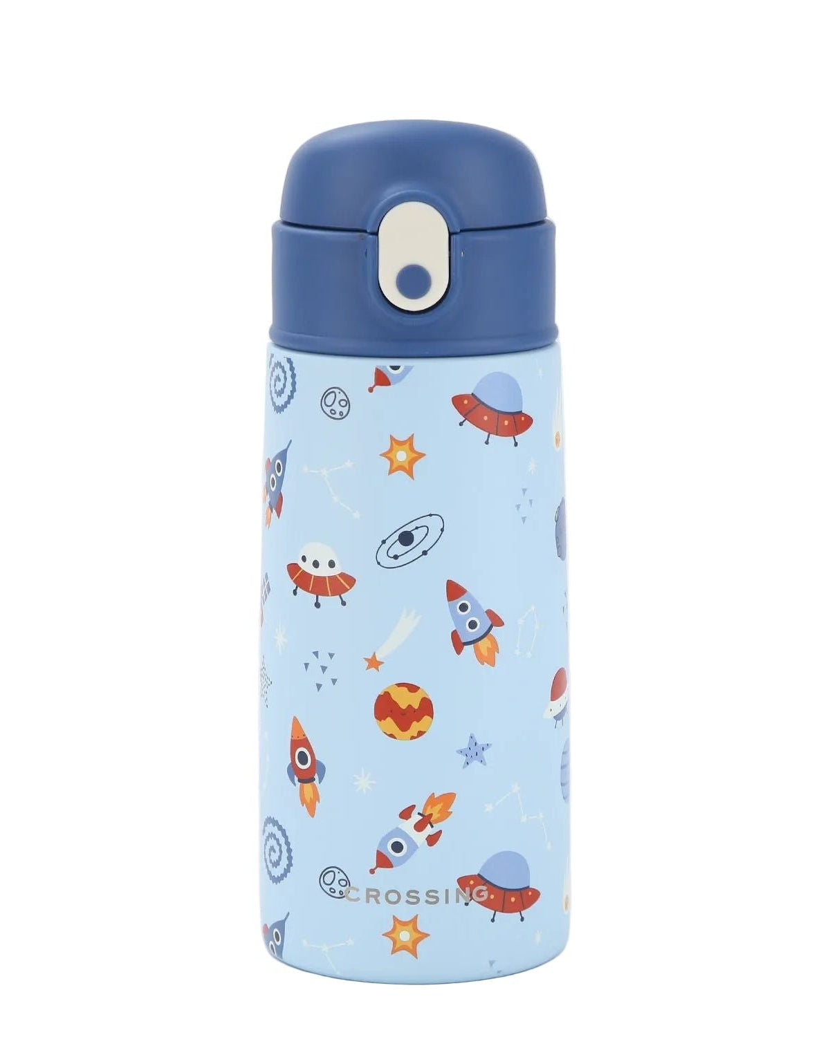 CROSSING | 400ml S/S 316 Kids' Insulated Water Bottle w/ Sipper Silicone Straw