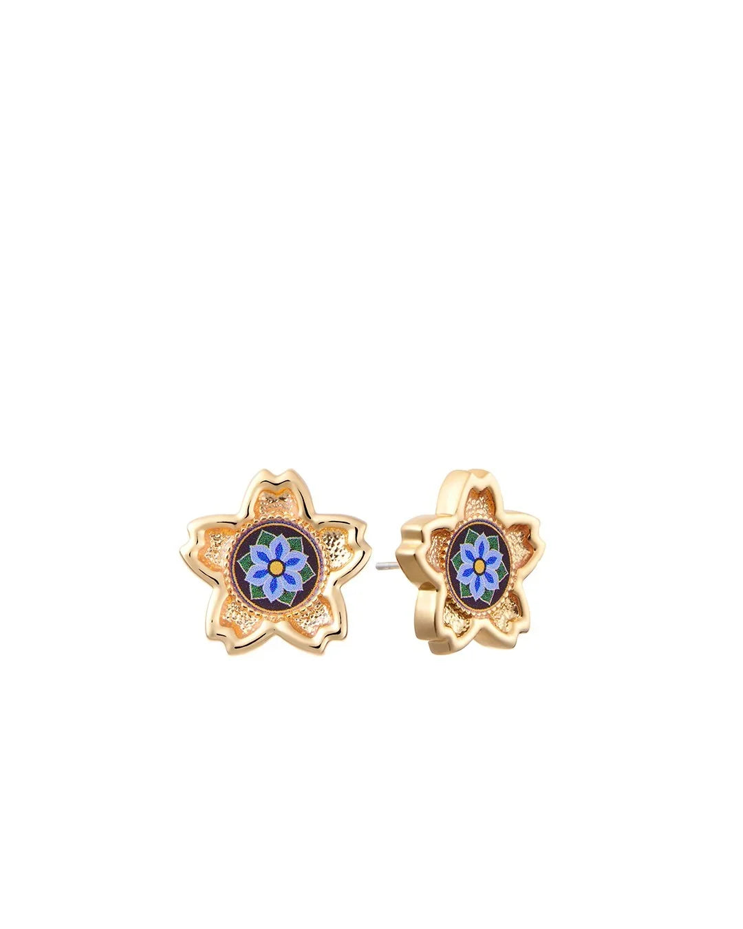 RARE BIRD COLLECTION | Lia Rosette Stud Earrings | Peace