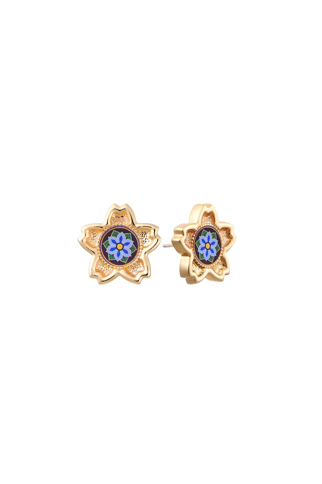 RARE BIRD COLLECTION | Lia Rosette Stud Earrings | Peace