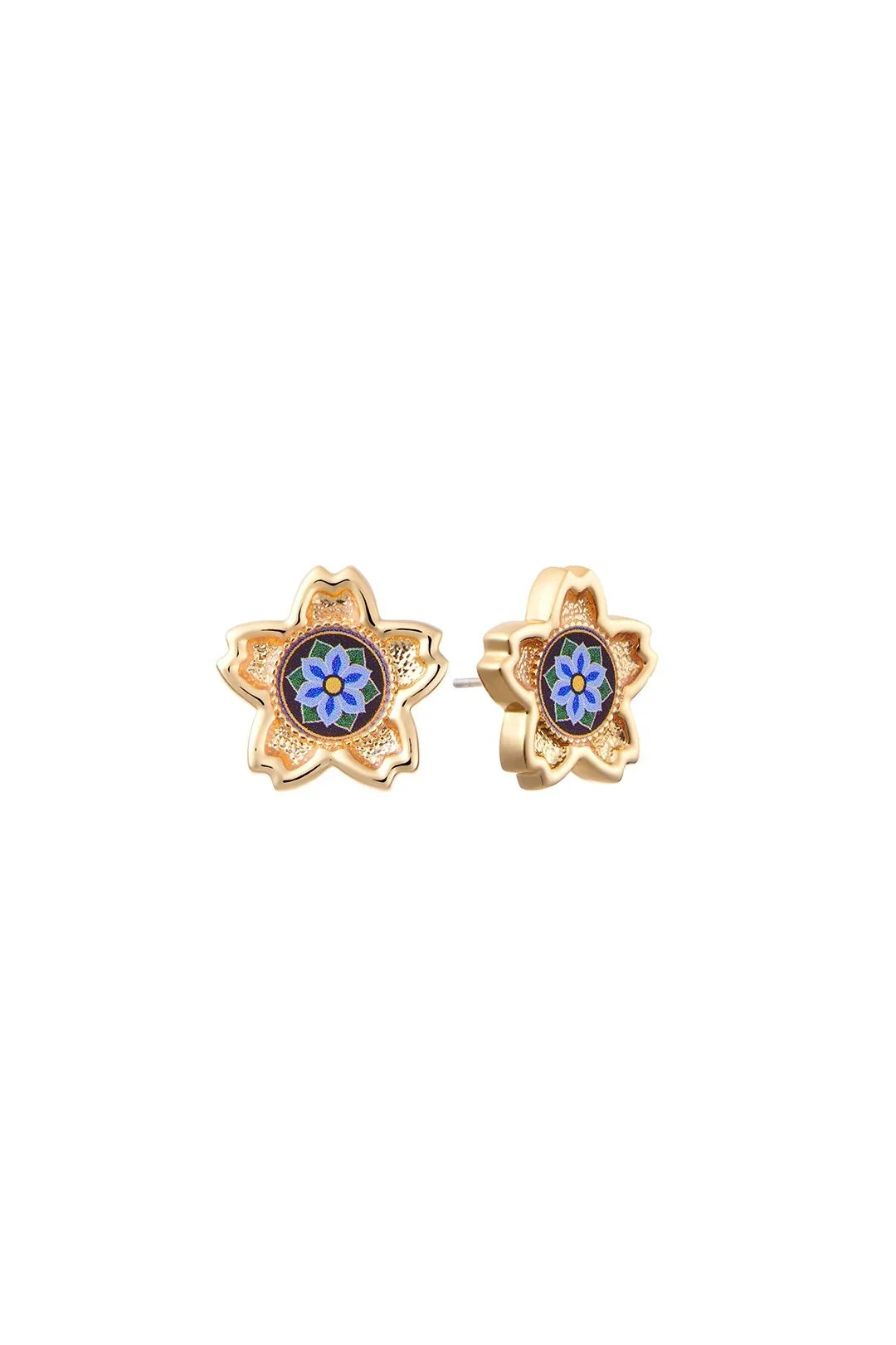 RARE BIRD COLLECTION | Lia Rosette Stud Earrings | Peace