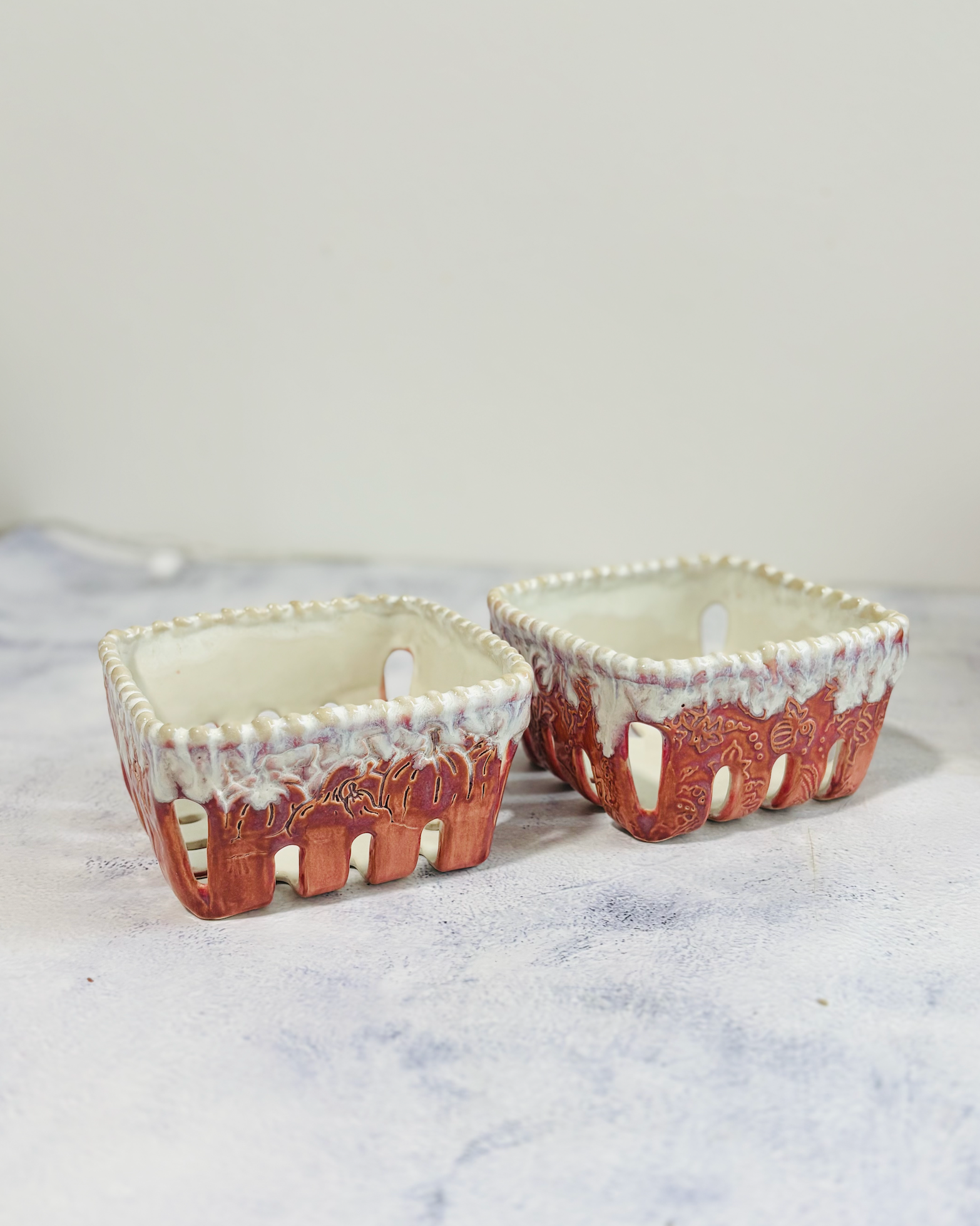 CERAMIC BY JAS | Handmade Ceramic Berry Basket