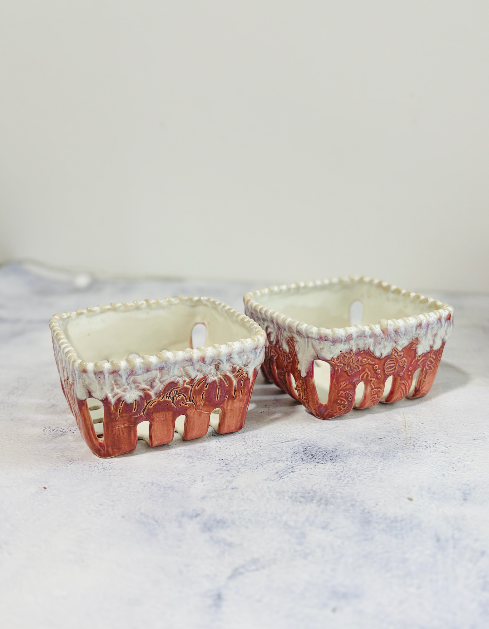 CERAMIC BY JAS | Handmade Ceramic Berry Basket