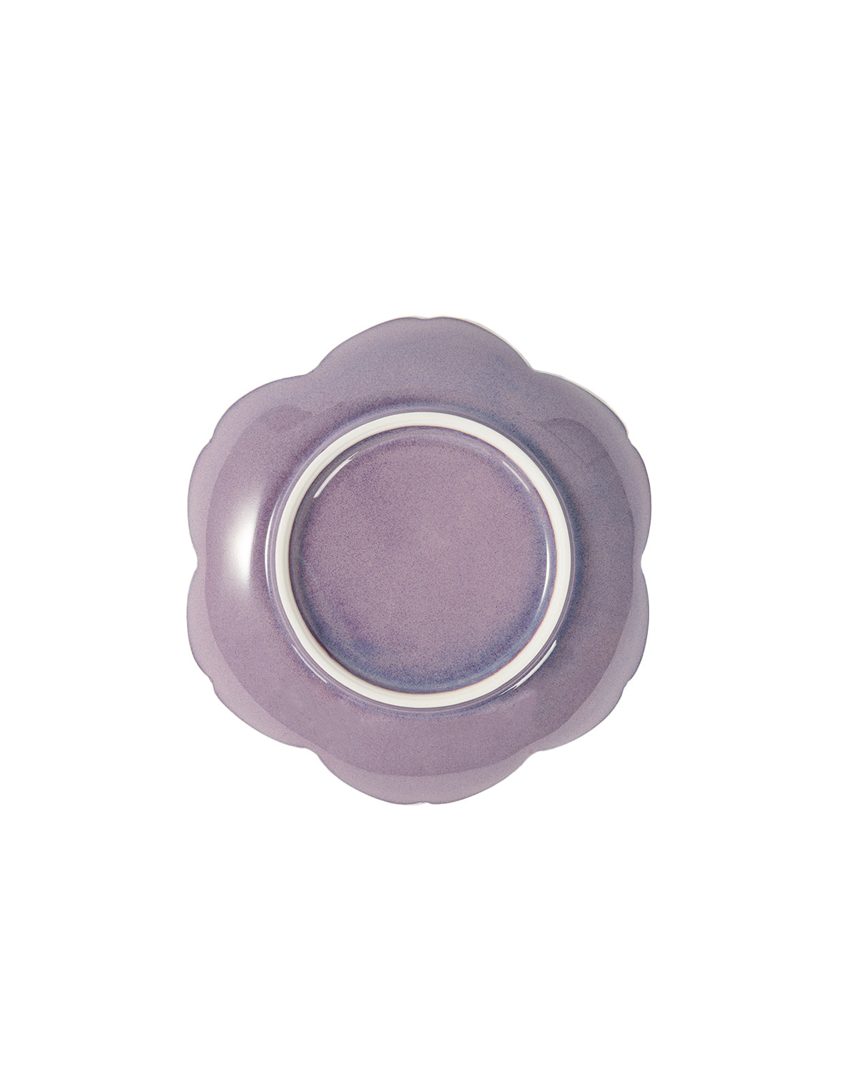 CRAFILAB | Purple & Jun Kiln Transmutation Floral Saucer