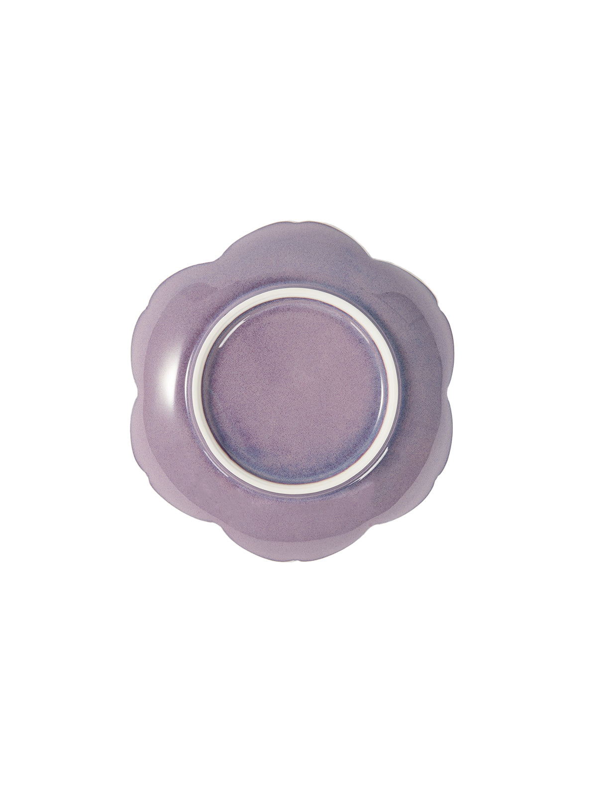 CRAFILAB | Purple & Jun Kiln Transmutation Floral Saucer