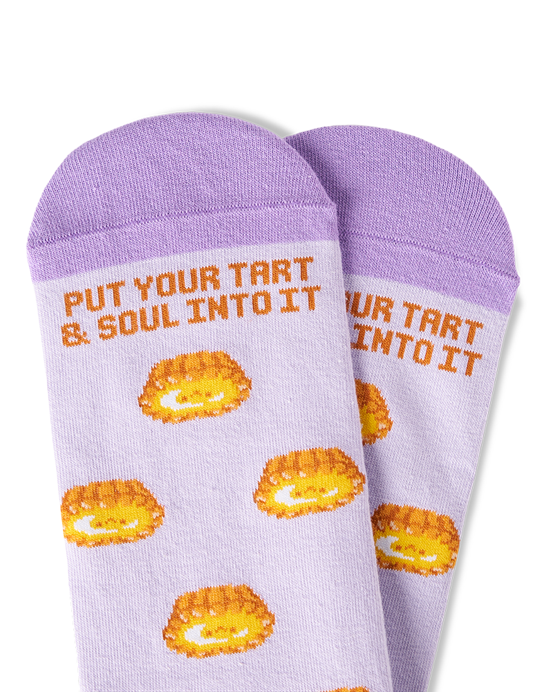 TALKING TOES | Tart & Soul Crew Sock